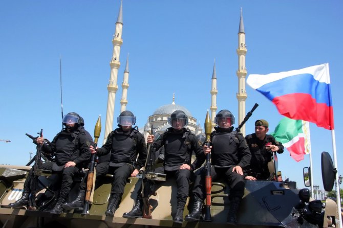 AFP/„Scanpix“ nuotr./Čečėnų specialiosios pajėgos