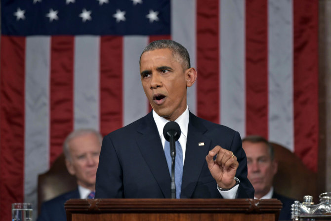 „Scanpix“/AP nuotr./JAV prezidentas Barackas Obama