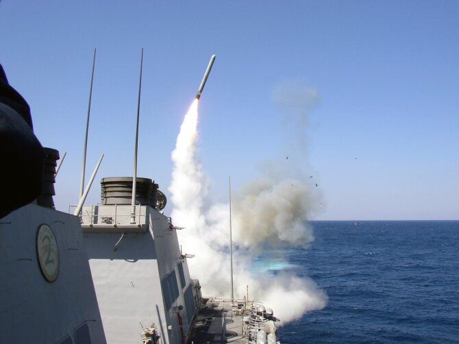 AFP/Scanpix/„Tomahawk“ raketa
