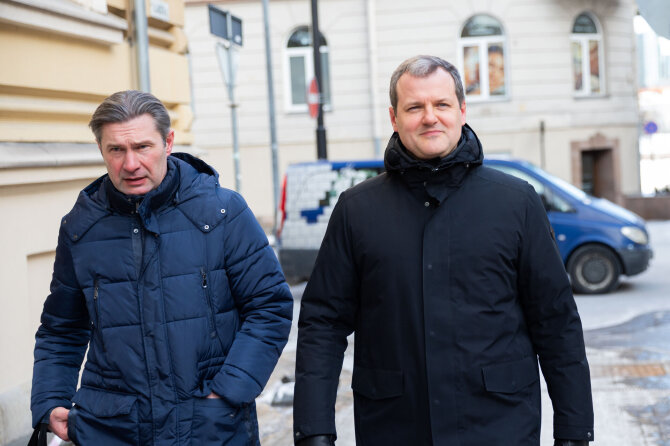 Roberto Riabovo / BNS nuotr./Gintautas Paluckas atvyko į STT apklausai