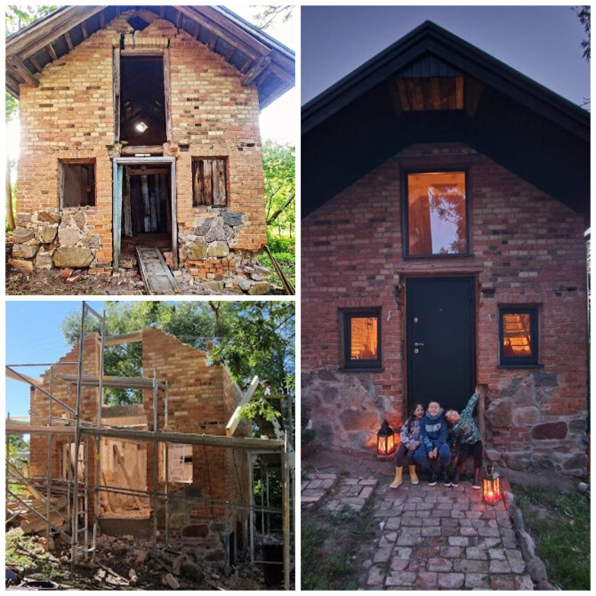Asmeninės nuotr./Renovacijos etapai