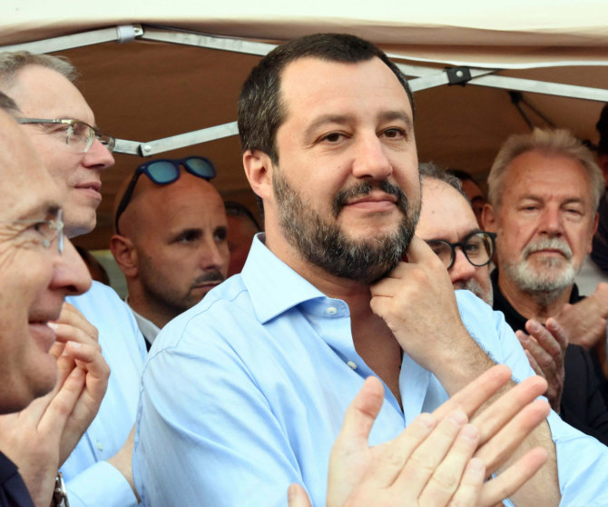 „Scanpix“/„SIPA“ nuotr./Matteo Salvini