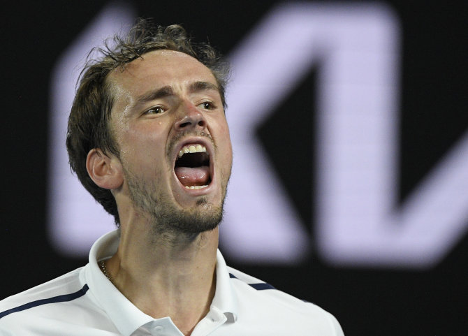 „Scanpix“ nuotr./Daniilas Medvedevas iškopė į „Australia Open“ finalą.