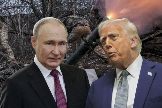 „Scanpix“ nuotr./Vladimiras Putinas ir Donaldas Trumpas