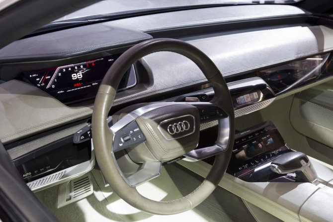 „Reuters“/„Scanpix“ nuotr./„Audi“ CES 2015 parodoje