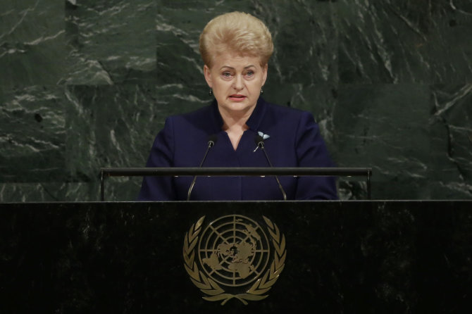 „Scanpix“/AP nuotr./Dalia Grybauskaitė