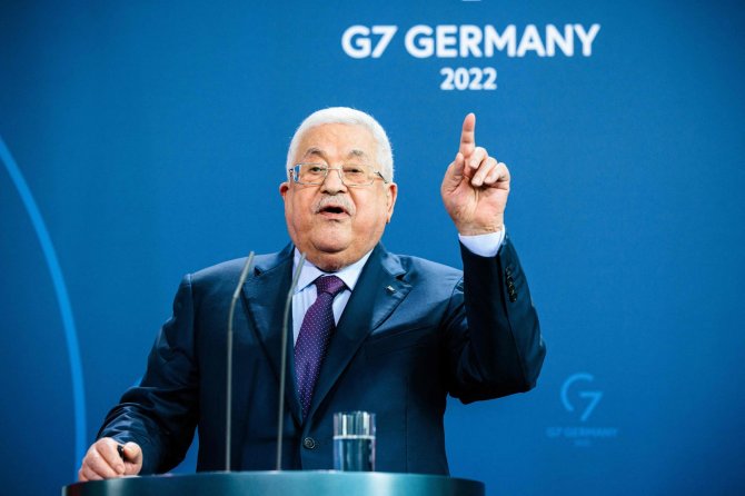 „AFP“/„Scanpix“/Palestinos prezidentas Mahmudas Abbasas
