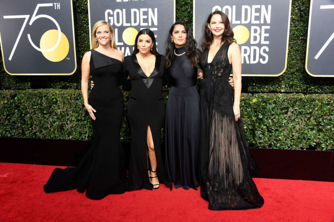 AFP/„Scanpix“ nuotr./Reese Witherspoon, Eva Longoria, Salma Hayek ir Ashley Judd
