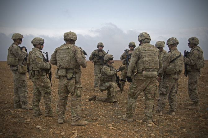 „Scanpix“/AP nuotr./JAV kariai Sirijoje