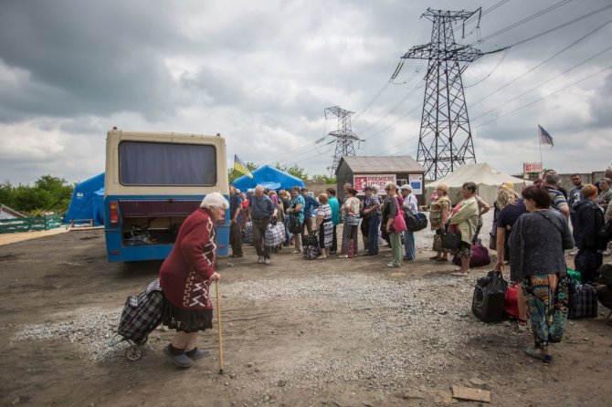 Vidmanto Balkūno / 15min nuotr./Rytų Ukrainos gyventojai