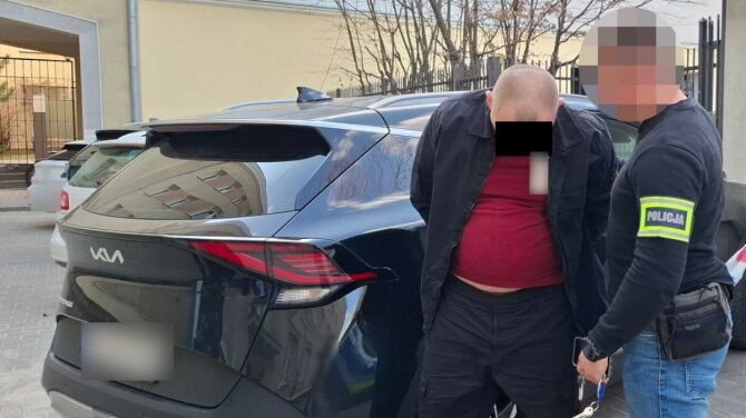 policja.pl nuotr./Varšuvoje sulaikytas ukrainiečių mafijos bosas