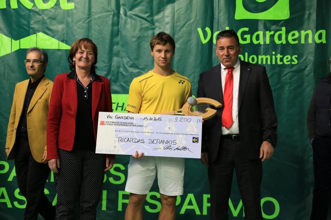 ATP Val Gardena nuotr./Ričardas Berankis tapo Ortizėjaus turnyro čempionu 