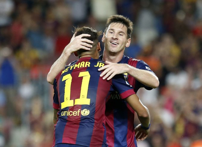 „Scanpix“ nuotr./Neymaras ir Lionelis Messi