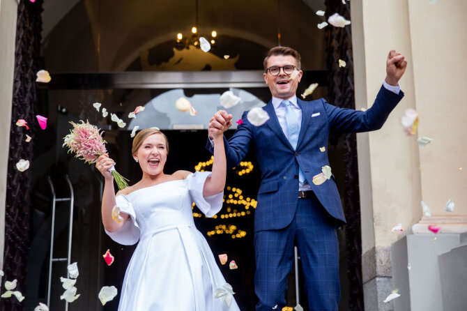 Josvydo Elinsko / 15min nuotr./Jovitos Sukackaitės ir Giedriaus Vitkausko vestuvės