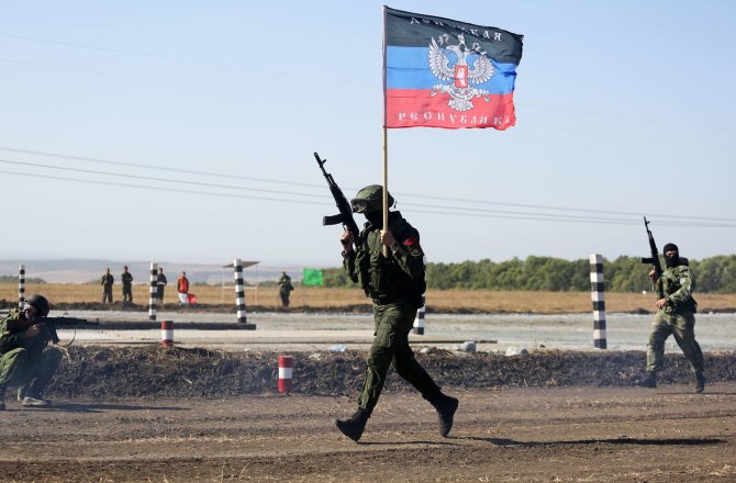 AFP/„Scanpix“ nuotr./Prorusiški separatistai