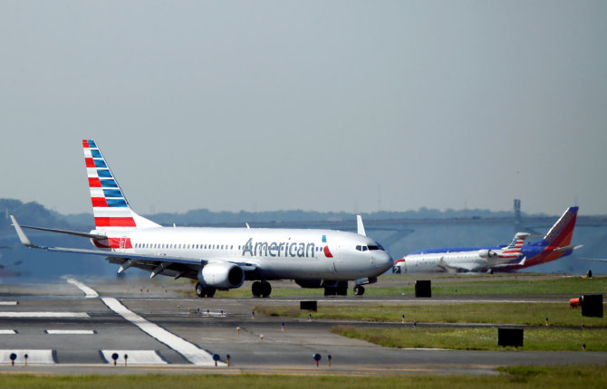 „Reuters“/„Scanpix“ nuotr./„American Airlines“ lėktuvas