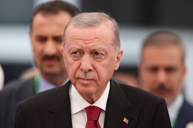 Turkijos prezidentas Recepas Tayyipas Erdoganas / Pilar Olivares / REUTERS