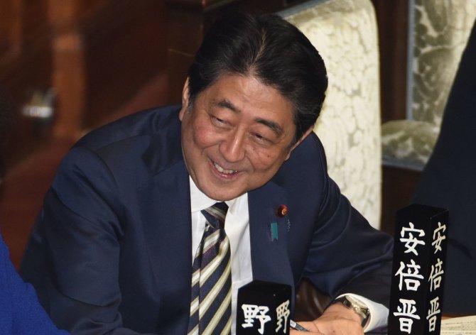 AFP/„Scanpix“ nuotr./Shinzo Abe