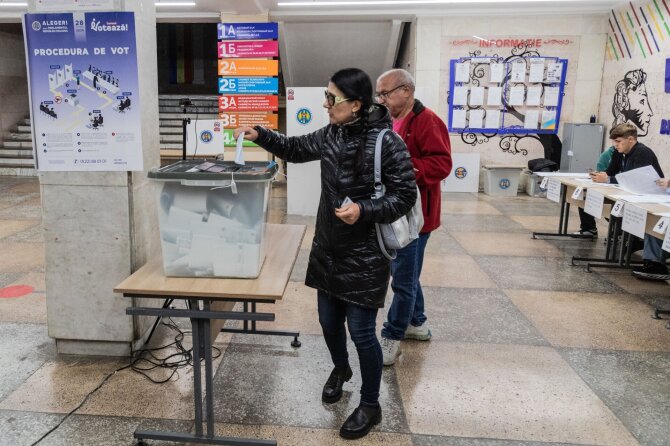 Rinkimai Moldovoje / Nicholas Muller / ZUMAPRESS.com