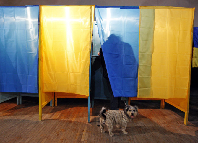 AFP/„Scanpix“ nuotr./Rinkimai Ukrainoje