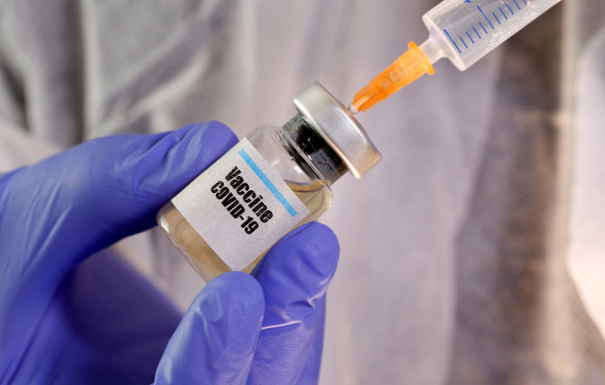 „Reuters“/„Scanpix“ nuotr./Vakcina nuo koronaviruso