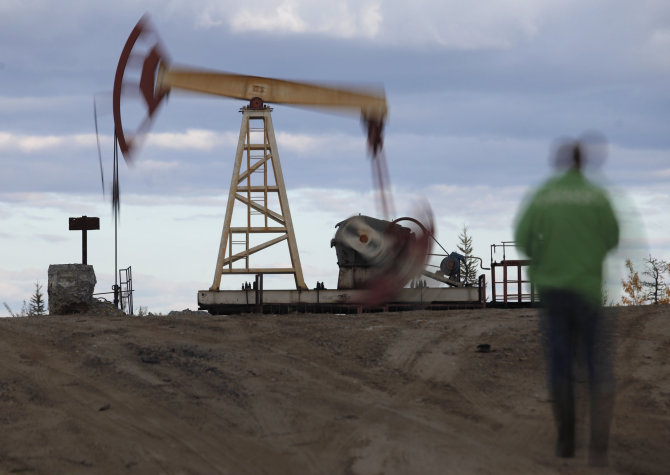 „Scanpix“/AP nuotr./Naftos gręžinys Rusijoje