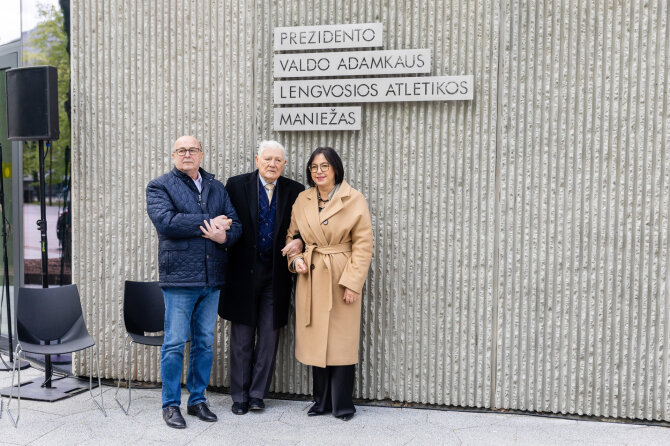 Teodoro Biliūno / BNS nuotr./Visvaldas Matijošaitis, Valdas Adamkus, Raminta Popovienė