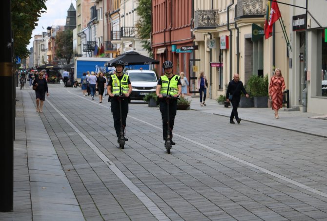 Kauno apskrities policijos nuotr./Kauno policijos prevencinė priemonė