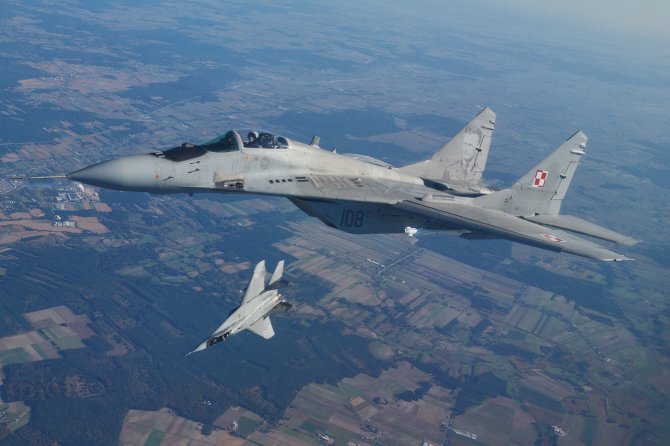 „AFP“/„Scanpix“/MiG-29 naikintuvai