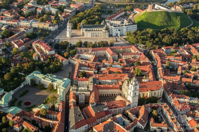 Jurgita Mačiulaitienė nuotr./Vilnius iš paukščio skrydžio