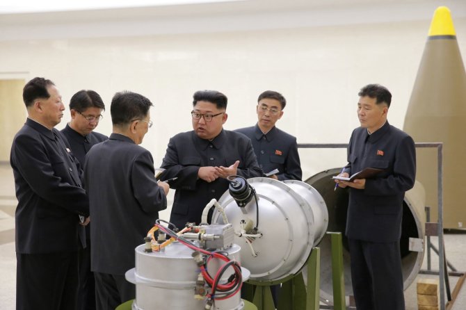 „Reuters“/„Scanpix“ nuotr./Šiaurės Korėja atliko šeštąjį branduolinį bandymą