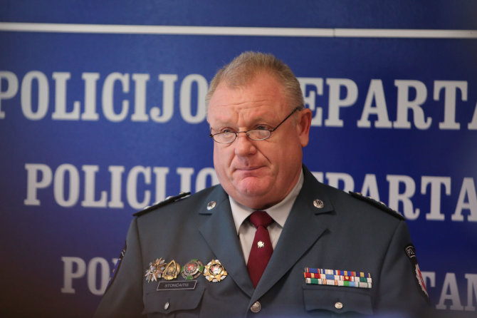 Juliaus Kalinsko / 15min nuotr./Laikinai policijos generalinio komisaro pareigas einantis Algirdas Stončaitis