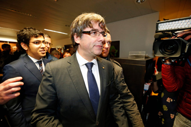 AFP/„Scanpix“ nuotr./Carlesas Puigdemont'as