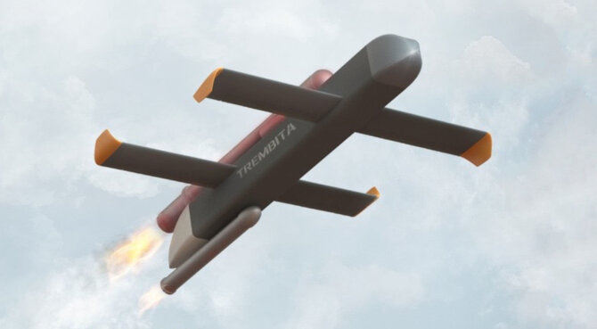 mil.in.ua iliustr./Raketos „Trembita“ vizualizacija