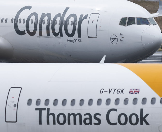 AFP/„Scanpix“ nuotr./„Thomas Cook“ oro bendrovė „Condor“