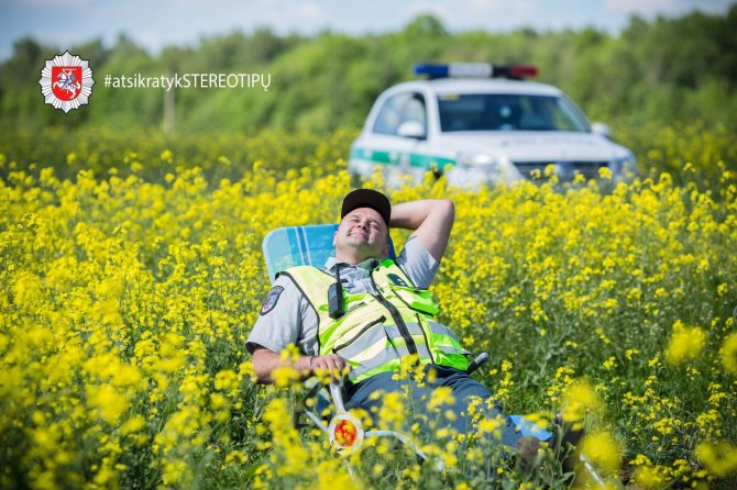 Šiaulių AVPK nuotr./Šiaulių policijos kova su stereotipais