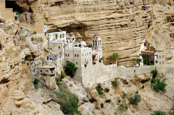 123rf.com nuotr./Šv. Jurgio ortodoksų vienuolynas, Palestinos teritorija, Izraelis