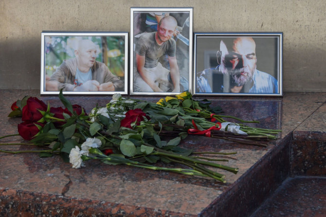 AFP/„Scanpix“ nuotr./Kirilas Radčenka, Aleksandras Rastorgujevas ir Orchanas Džemalis