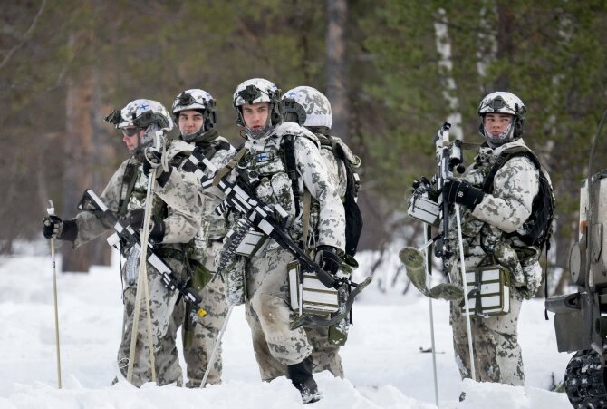 AFP/„Scanpix“ nuotr./Suomijos kariai
