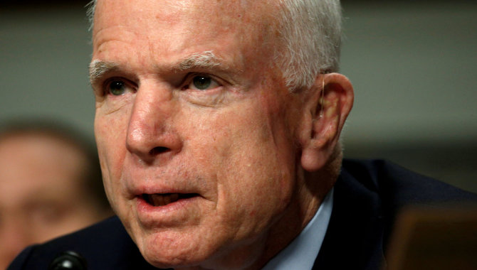 „Reuters“/„Scanpix“ nuotr./Johnas McCainas