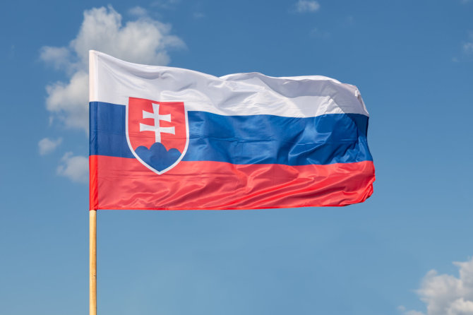 123RF.com nuotr./Slovakijos vėliava