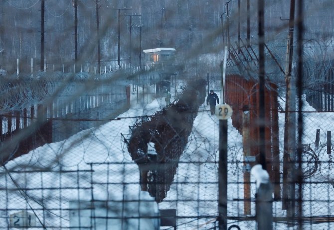 „Reuters“/„Scanpix“ nuotr./Ypatingojo režimo pataisos darbų kolonija nr.3 Charpe, kur mirė Aleksejus Navalnas 