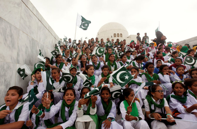 „Reuters“/„Scanpix“ nuotr./70-osios Pakistano nepriklausomybės metinės