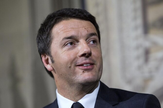 AFP/„Scanpix“ nuotr./Italijos vyriausybės vairą perėmė Matteo Renzi.