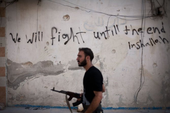 „Scanpix“/AP nuotr./Sukilėlis Sirijoje