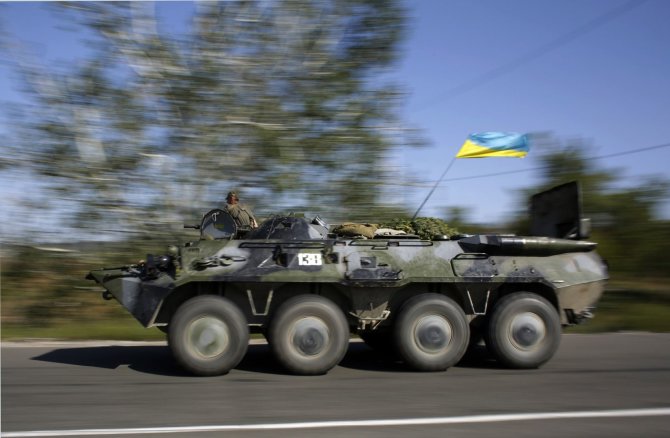 AFP/„Scanpix“ nuotr./Ukrainos kariai 