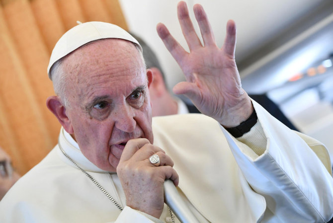 „Reuters“/„Scanpix“ nuotr./Popiežius Pranciškus