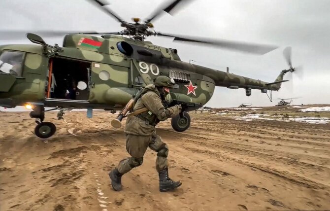 AFP/Scanpix/Rusijos ir Baltarusijos kariniai mokymai