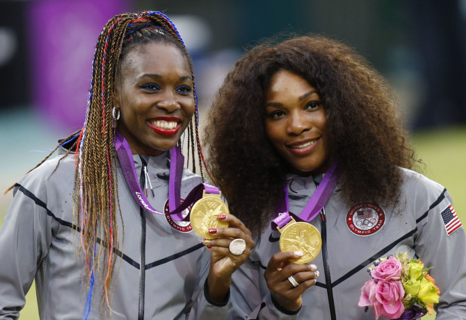 AFP/„Scanpix“ nuotr./Venus ir Serena Williams