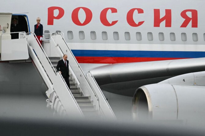 Scanpix nuotr./Putinas ir Trumpas susitiko Aliaskoje
